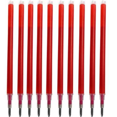 Imagem de 10 Refil Caneta Magica Fantasminha Tecido Apaga Calor Vermel - Evolver