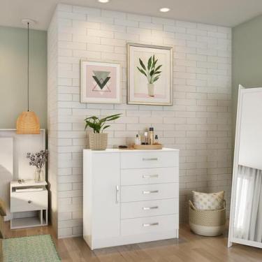 Imagem de Cômoda com Sapateira Netuno Branca - Mobly