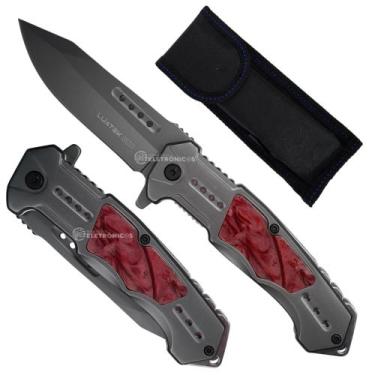 Imagem de Canivete Dobrável com Lâmina Inox e Cabo Ergonômico com Clip Integrado