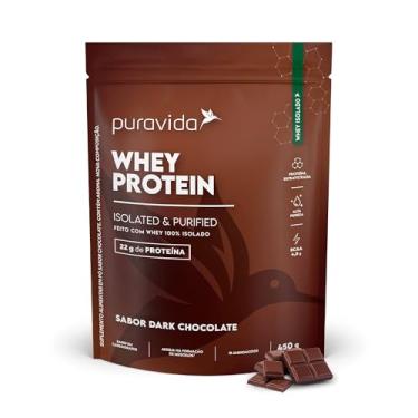 Imagem de Puravida Proteínas Whey Protein Isolado Dark Chocolate 450g