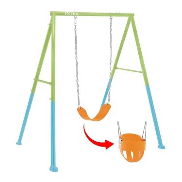 Imagem de Balanço De Jardim Infantil Individual Assento 2 Em 1 Crianças E Bebês Intex