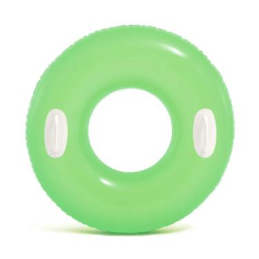 Imagem de Bóia Inflável Esmeralda Grande Com Alça 76 Cm Verde - Intex