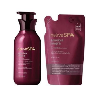 Imagem de Combo Nativa Spa Ameixa Negra: Loção Hidratante Corporal 400ml + Refil
