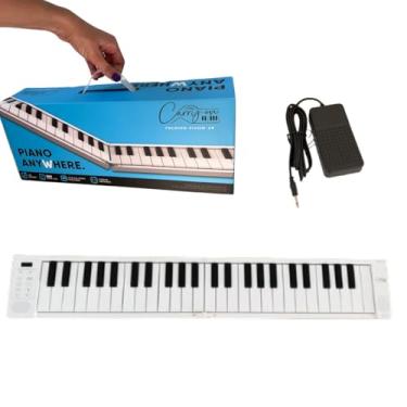Imagem de Piano Digital Portátil dobrável 4 oitavas 49 teclas c/pedal carry on