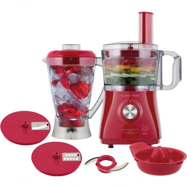 Imagem de Multiprocessador 3x1 800w Classic Home 4 Velocidades Luxx Red 220V