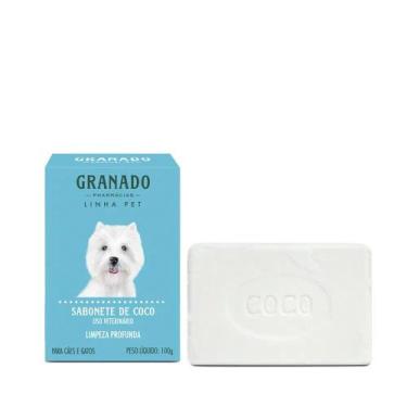 Imagem de Kit 50 Sabonetes em Barra Pet Coco Limpeza Profunda 100g Granado