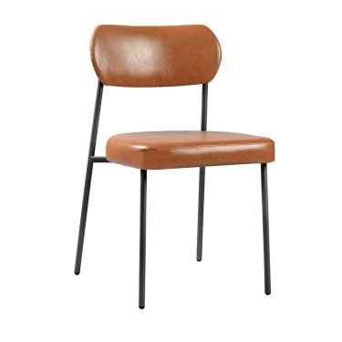 Imagem de Cadeira para Sala de Jantar Lavínia Amarula/Preto