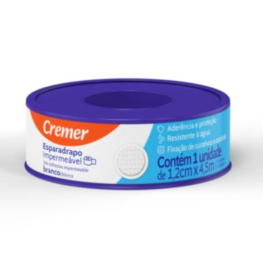 Imagem de Esparadrapo Impermeável Cremer Branco 1,2cm X 4,5m 1 Unidade