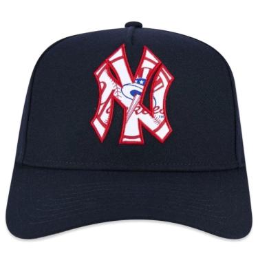 Imagem de Boné New Era 940 Mlb New York Yankees World Of Logos Marinho