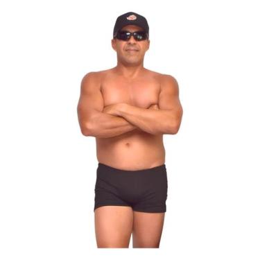 Imagem de Sunga Praia Masculina Comfort Com Proteção Uv - Suspirar, Preto, G
