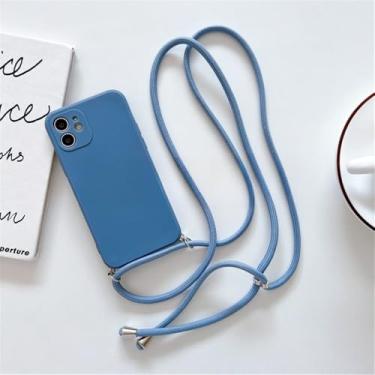 Imagem de Capa de silicone macia com alça para Samsung S23 Ultra S24 Plus FE A05S A15 A04 A14 A24 A34 A54, capa transversal com colar, 4 unidades, para Samsung M54 (5G)