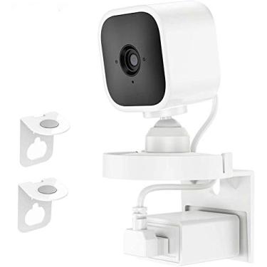 Imagem de HOLACA Pacote Com 2 Mini Suportes De Tomada Parede Blink, Suporte Giratório 360 Graus Para Ca, Sem Fios Bagunçados Ou Danos