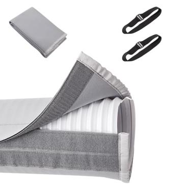 Imagem de Embalagem com 1 capa de mangueira de ar condicionado portátil, capa de mangueira AC grossa, mangueiras isoladas, capa de ventilação de duto, envoltório de capa de mangueira com isolamento AC, manga de