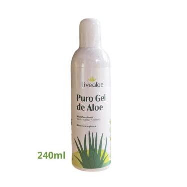 Imagem de Puro Gel de Aloe Natural Babosa 240ml Livealoe