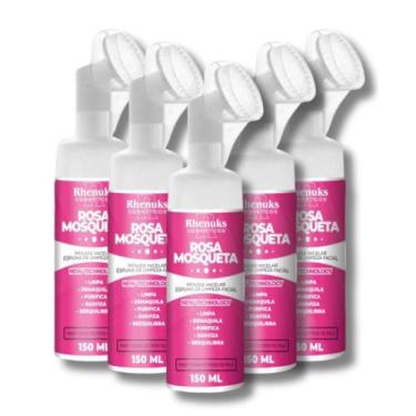 Imagem de KIT com 5 mousse micelar Rosa Mosqueta Rhenuks 150ml REVENDA