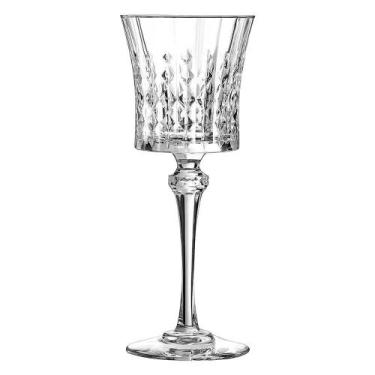 Imagem de Jg.6 Taças p/Vinho em Cristal Lady Diamond Transpar.190ml - Cristal D'