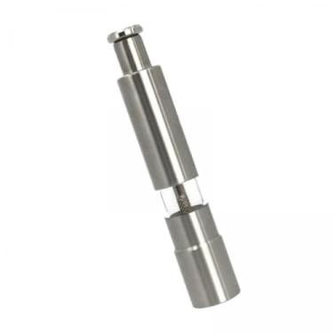 Imagem de SiaBiced 2x Moedor de Sal E Pimenta, aço Inoxidável Moderno Prata Moedor de Molho com Empurrão de Polegar