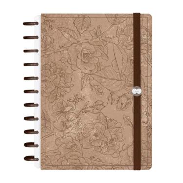 Imagem de Caderno de Disco Iscool Inteligente G+ Soft Breath Line Sand Bege