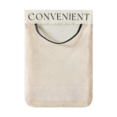 Imagem de ＫＬＫＣＭＳ Suporte para Sacolas de Compras Portátil de Malha para Porta de Armário, Banheiro E Cozinha