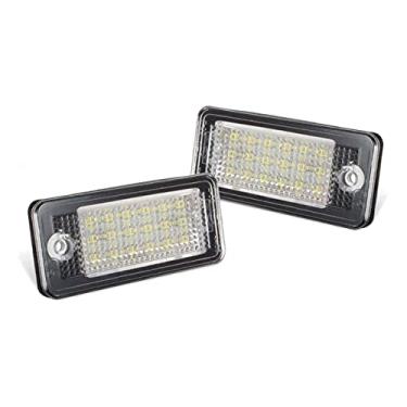Imagem de Lâmpada de LED MAXHAWK Super Brilhante 18 para Audi A3 S3 A4 S4 A5 A6 S6 A8 S8 Q7 RS4 6000K Branca SMD Sem Erro, Número Traseiro, Placa de Etiqueta, Lâmpada de Substituição Direta