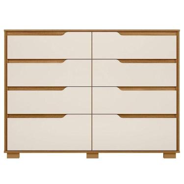 Imagem de Cômoda Gaveteiro Georgia Freijó Off White - Moval