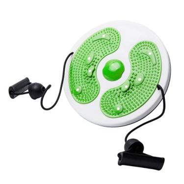 Imagem de UGPLM Placa de exercícios giratória com disco giratório, equipamento antiderrapante para treinamento de equilíbrio e exercícios abdominais para academia em, Verde