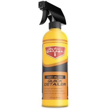 Imagem de Jay Leno's Garage Spray de detalhamento rápido – Spray de detalhes de carro e spray de detalhamento automático para um acabamento de alto brilho, limpador externo de carro de brilho rápido e limpador