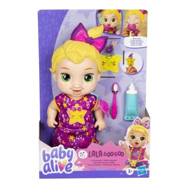 Imagem de Boneca Baby Alive Pequenos Sonhos Lala Googoo Bebê de Cabelos Loiros