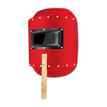 Imagem de YWMJZEU Protetor Facial de Soldagem Portátil, Acessórios Respiráveis, Equipamento de Proteção de Trabalho Anti-mão, Soldagem, Borda de Alumínio, Tamanho real