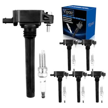 Imagem de Vipcar Conjunto De 6 Bobinas Ignição E Velas Irídio Compatíveis Com Ram 1500/Promaster 3.6L 2014-2020, Wrangler Grand Cherokee 2012-2017, Caravan Charger Town & Country Routan