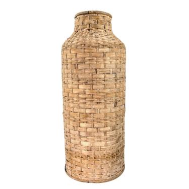 Imagem de Vaso Decorativo Fibra Natural 55Cm Decoração Alto