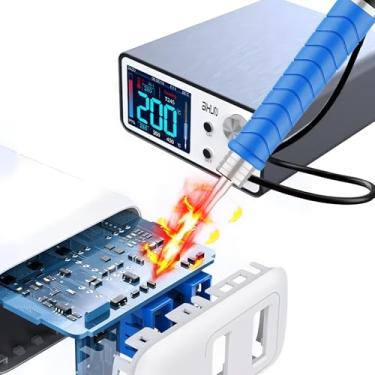 Imagem de Aixun C210 C245 C115 Soldering Iron Tips T12 Station Handle For JBC T210 T245 T115 Original Sugon T26 T26D Lead Free T3A T3B Kit(AIXUN T245 (T420D))