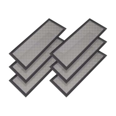 Imagem de Ioensy 6x Tampas de ventilação de piso, tela de ventilação de ar, malha, decoração para casa, grelha de ventilação, capas de registro de piso para parede e