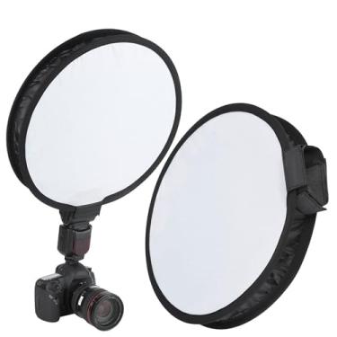 Imagem de Softbox De Lanterna,Difusor De Softbox, Difusor Portátil Dobrável Redondo De Nylon Speedlite Softbox De 40cm Para Luz De Flash De Câmera