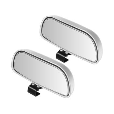 Imagem de Berfi Life Espelho de ponto cego para carro, retrovisor, retangular, HD, vidro, grande angular, para carro, caminhão, SUV, RV