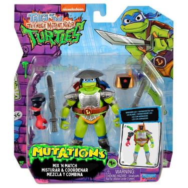Imagem de Boneco Leo Com Acessórios - As Tartarugas Ninja Mix `N Match