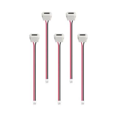 Imagem de Chassi Fêmea Tipo C À Prova D'água, 5 Peças, Cabo Pigtail USB C, Fio D