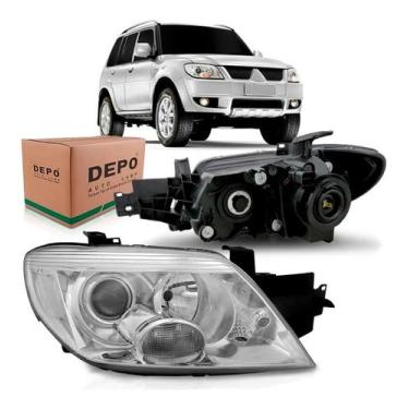 Imagem de Farol Airtrek  Pajero TR4 / 2004 a 2008 - Lados Direito (Passageiro) -