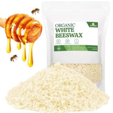 Imagem de Pellets de cera de abelha YASNAY 100% orgânicos de 1 kg para fabricaçã