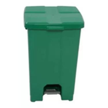 Imagem de Cesto C/ Pedal Plástico 30l Várias Cores Coleta Seletiva Jsn SEM ADESI