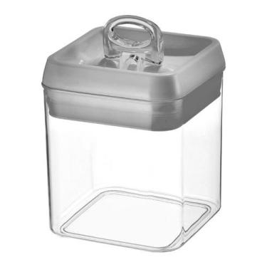 Imagem de Pote Hermético 1,1L Cinza Frio Flip Coza 10189/3499