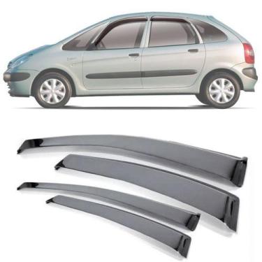 Imagem de Calha de Chuva Esportiva Citroen Picasso 1999 Até 2012 Fumê - EcoFlex