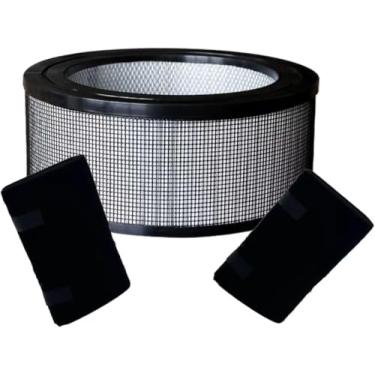 Imagem de HODSEUKIN Filtro HEPA de substituição 20500 H13 compatível com purificadores de ar Honeywell 10500 17000 17005, (1 HEPA + 2 pré-filtros de carbono)