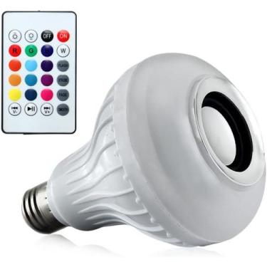 Imagem de Música sem fio Bluetooth E27 LED lâmpada tocando alto-falante lâmpada 