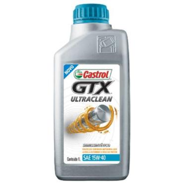 Imagem de Oleo Motor 15w40 Semi-sintetico Ultraclean GTX Castrol Litro
