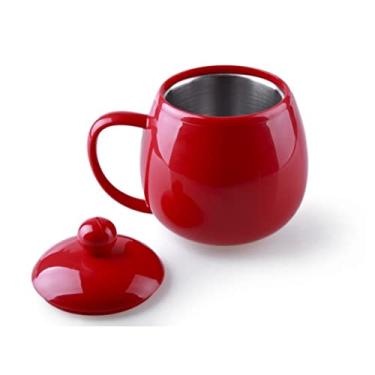 Imagem de ZJchao Aquecimento Elétrico Copo Caneca USB Aquecimento Mais Quente Desk para Escritório Em Casa Red 280ml