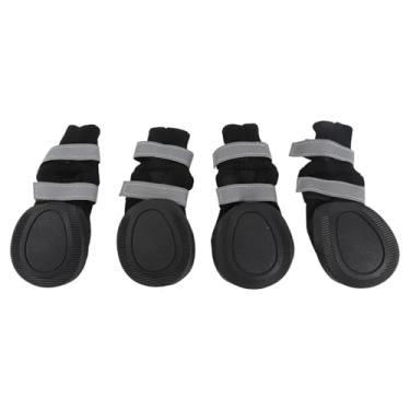 Imagem de MUNEFE 4PCS Set Botos de cachorro, sapatos de estimação, sapatos anti -deslizamentos, adequados para caminhadas ao ar livre e aventuras para cães (XL)