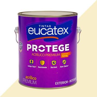 Imagem de Tinta Acrilica Lavavel Protege Sem Cheiro - 3,6L Eucatex, Palha
