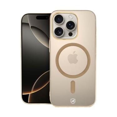 Imagem de Gshield Capa Case Premium Crystal Slim em Acrílico Compatível com Magsafe (Desert, iPhone 16 Pro Max)
