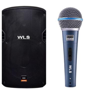 Imagem de Caixa Acústica WLS S12  Ativa com Bluetooth + Microfone M58A